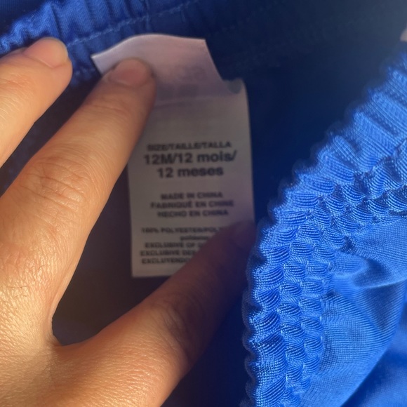 Blue Adidas Jogger Outfit 12m - Picture 3 of 4